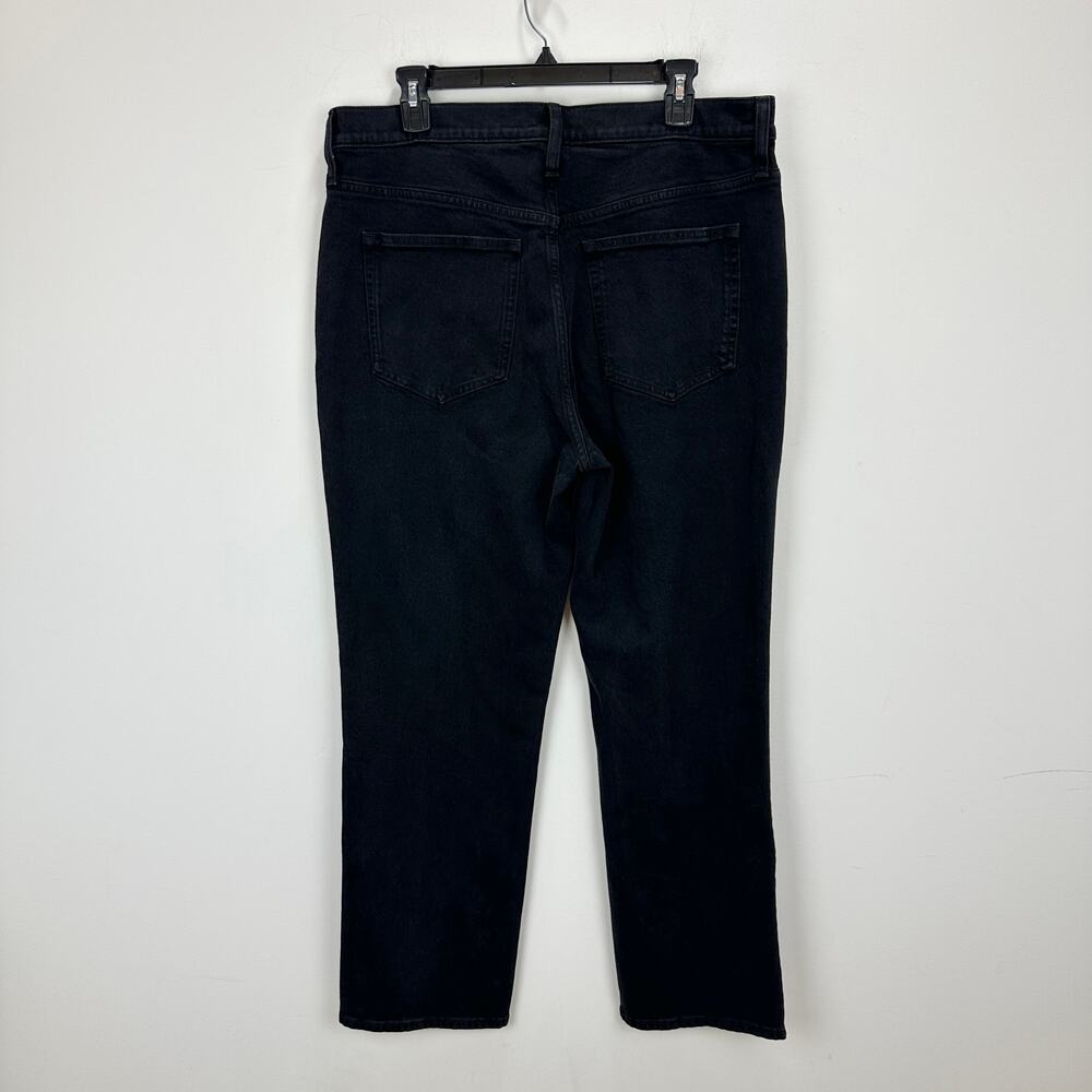 J.Crew Classic Straight Jean Washed Black Stretch High Rise Organic US 31 NWT - Picture 6 of 9